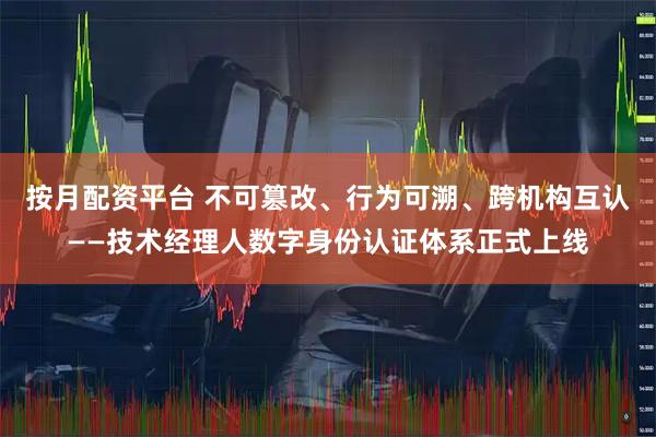按月配资平台 不可篡改、行为可溯、跨机构互认——技术经理人数字身份认证体系正式上线