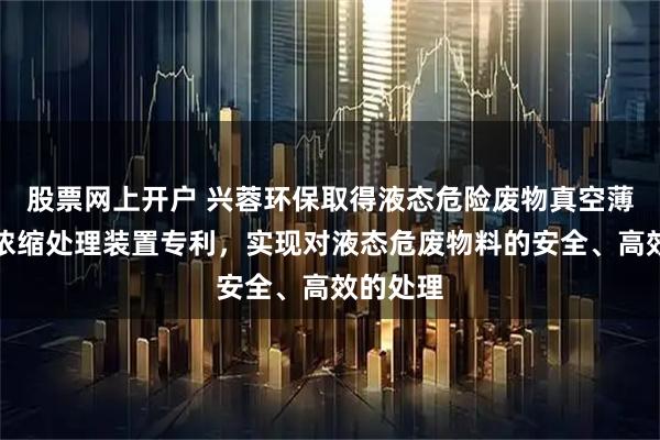 股票网上开户 兴蓉环保取得液态危险废物真空薄膜蒸发浓缩处理装置专利，实现对液态危废物料的安全、高效的处理